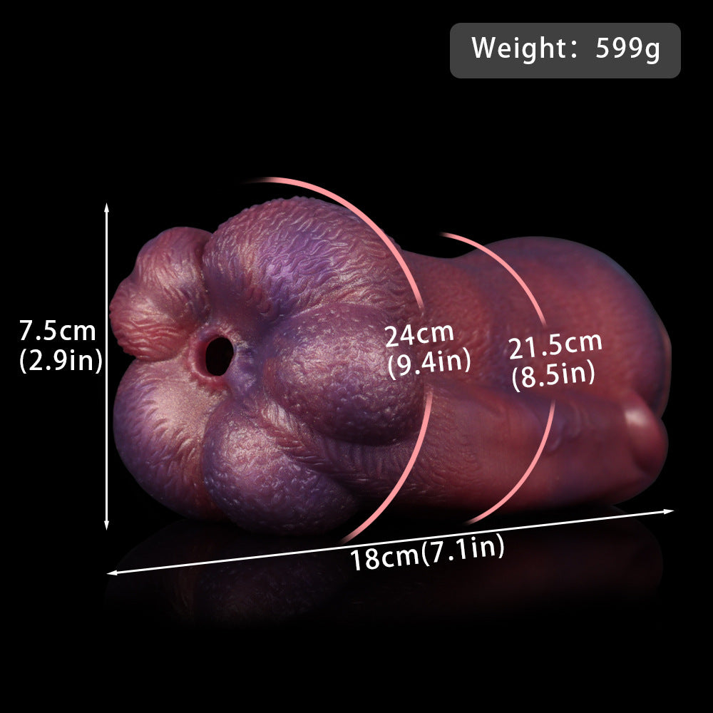 Fantasy Monster Pocket Pussy Male Masturbator - Double Hole Penis Masturbation Silicone Stroker Xoxomoving