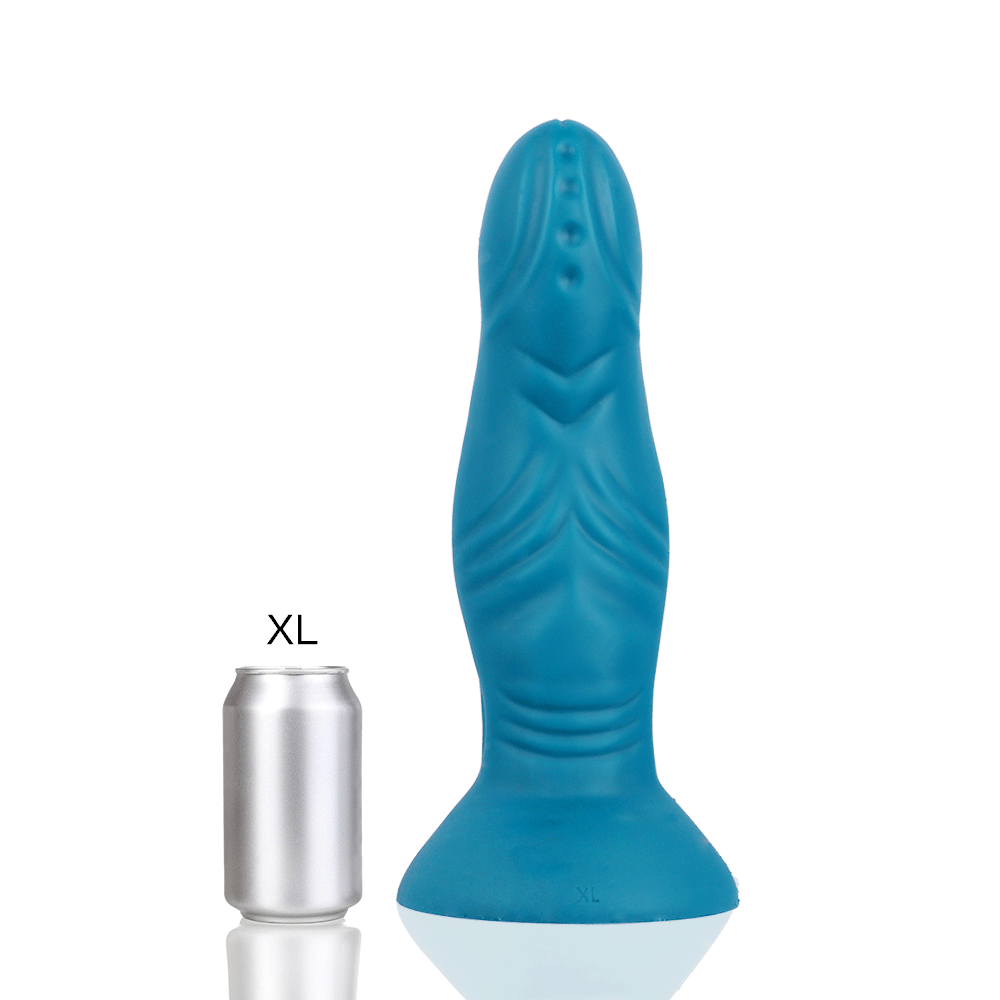 Whale Tentacle Dildo – Textured S-Shaped Shaft with Suction Cup Base Xoxomoving