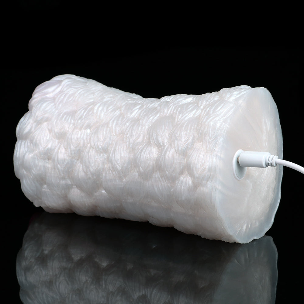Vibrating Beast Pussy Male Masturbator - Remoter Bullet Penis Masturbation Sex Toy for Men Xoxomoving