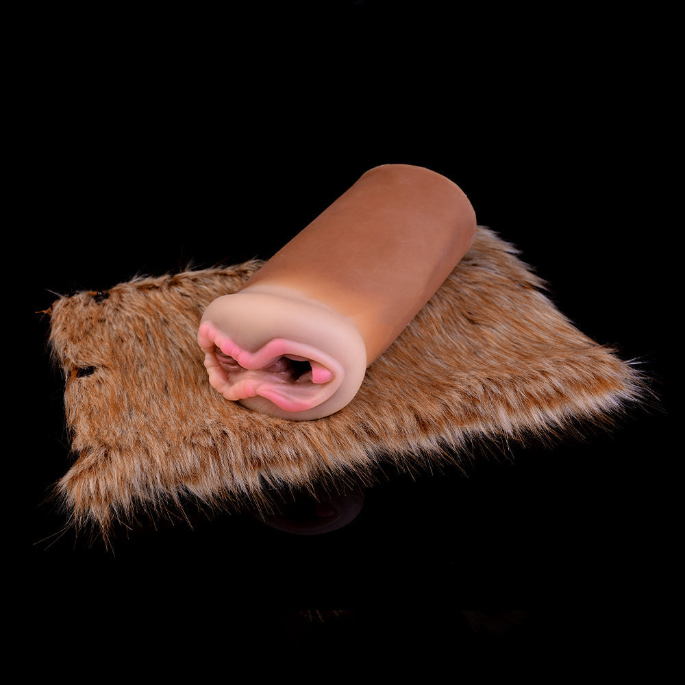 Animals Pussy Masturbation Cup - Furry Pocket Sex Doll Penis Blowjob Toys for Men Xoxomoving