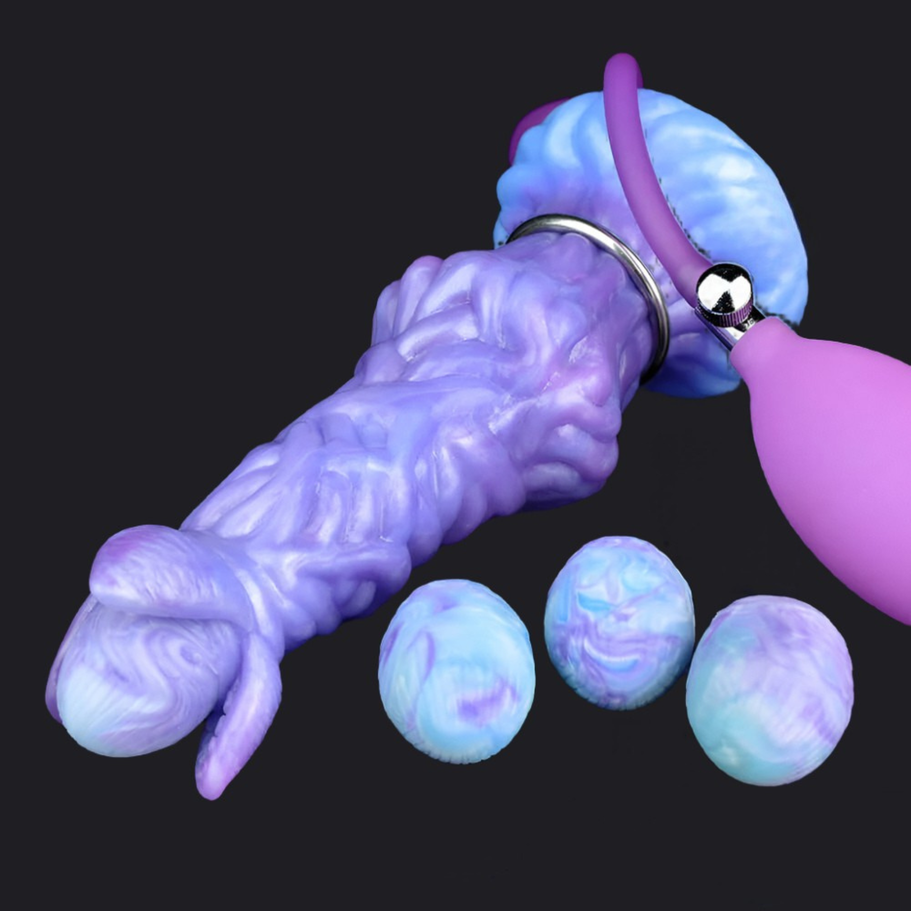 Xoxomoving Ovipositor Dildo with Pump Alien Fantasy Silicone Toy Xoxomoving