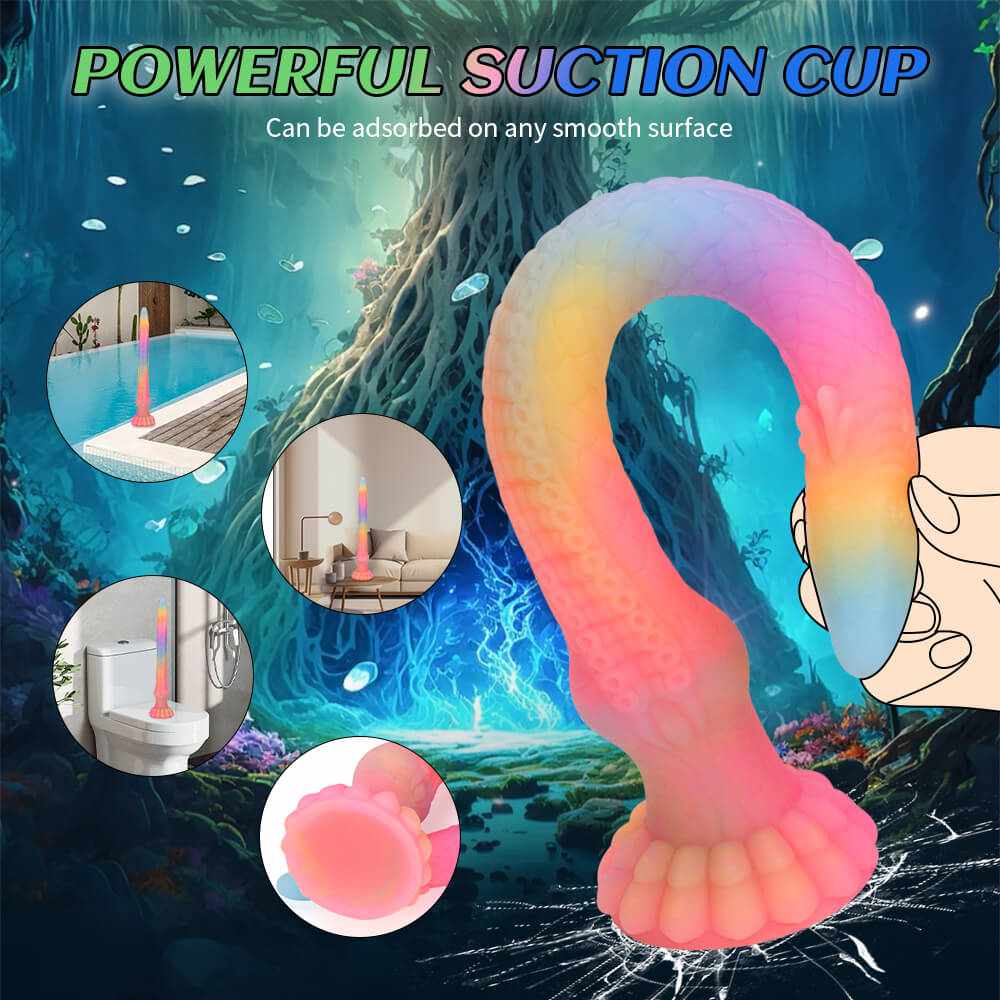 16.4 Inch Tentacle Dildo - Glow In The Dark Dildo - Fantasy Dildo Xoxomoving