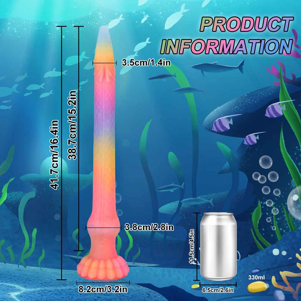 16.4 Inch Tentacle Dildo - Glow In The Dark Dildo - Fantasy Dildo Xoxomoving