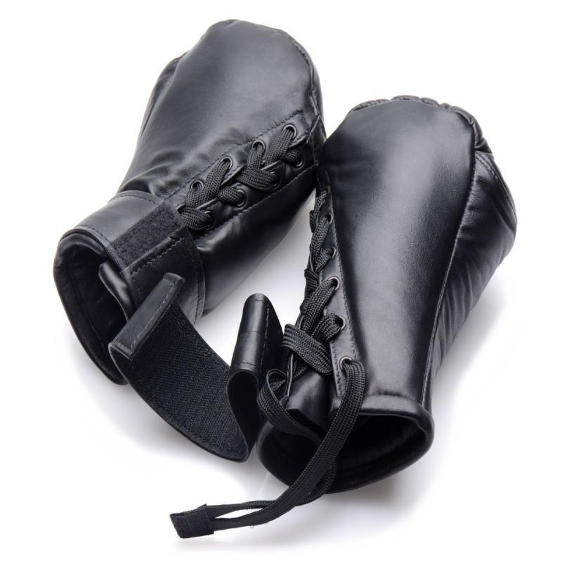 Strict Leather Padded Puppy Mitts - Xoxomoving