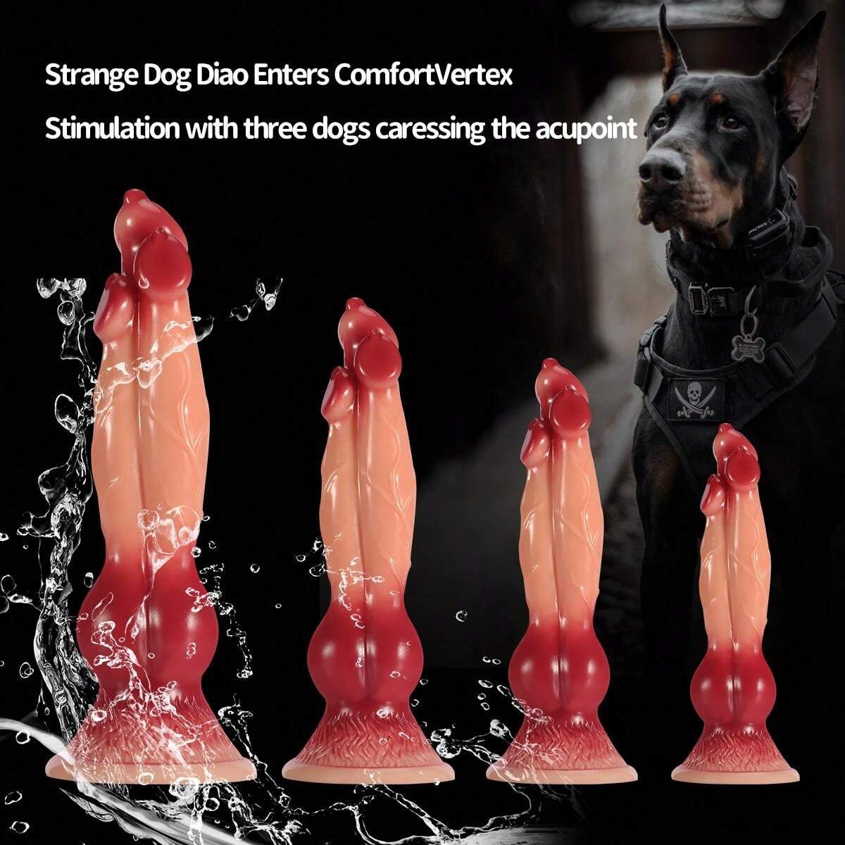Fantasy Dog Penis Knot Dildo ＳＴＳ