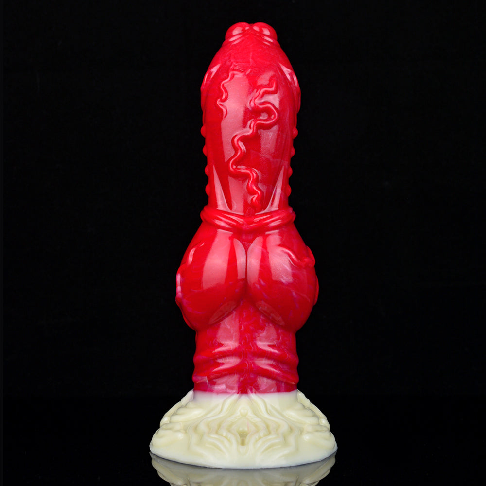 9 Inch Realistic Red Hell Dog Dildo Xoxomoving