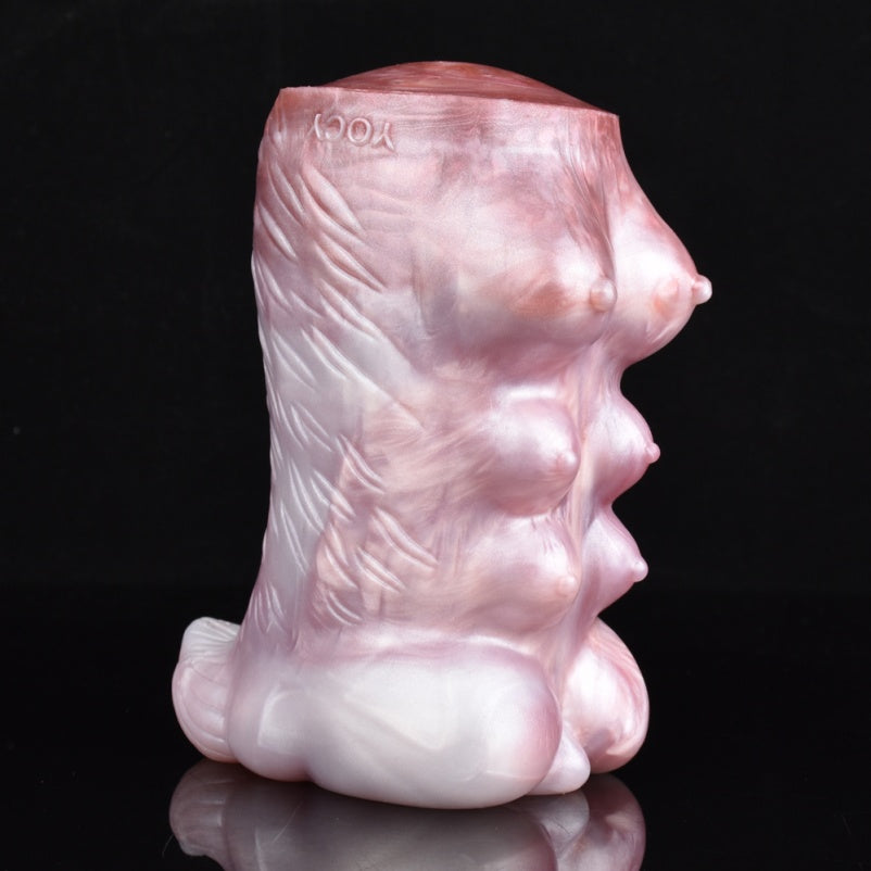 Pink Demonic Cow Pussy – Wild-Grip Silicone Pocket Masturbator Sex Toys for Men Xoxomoving