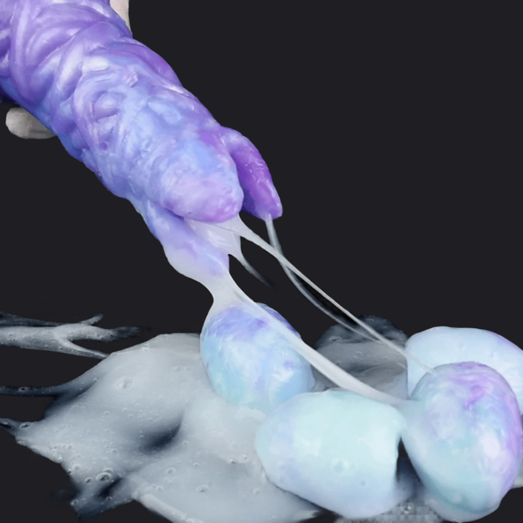 Xoxomoving Ovipositor Dildo with Pump Alien Fantasy Silicone Toy Xoxomoving