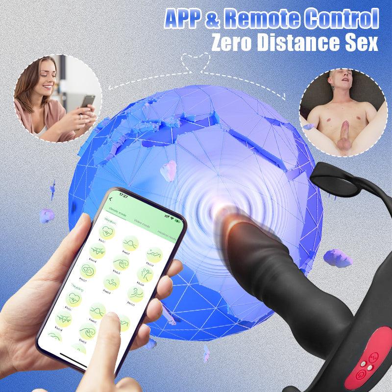 Gran - Thrusting Vibrating Prostate Massager with APP Control - Xoxomoving