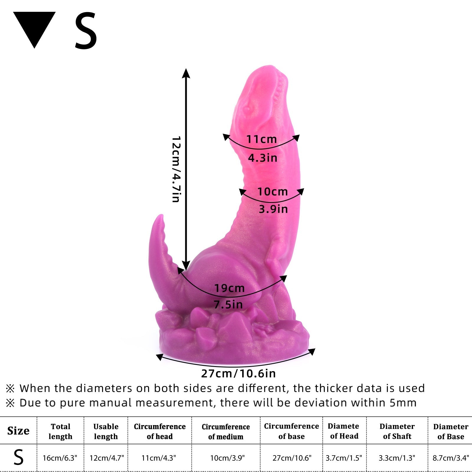 Fantasy Dragon Dildo – Textured Tail & Suction Base Xoxomoving