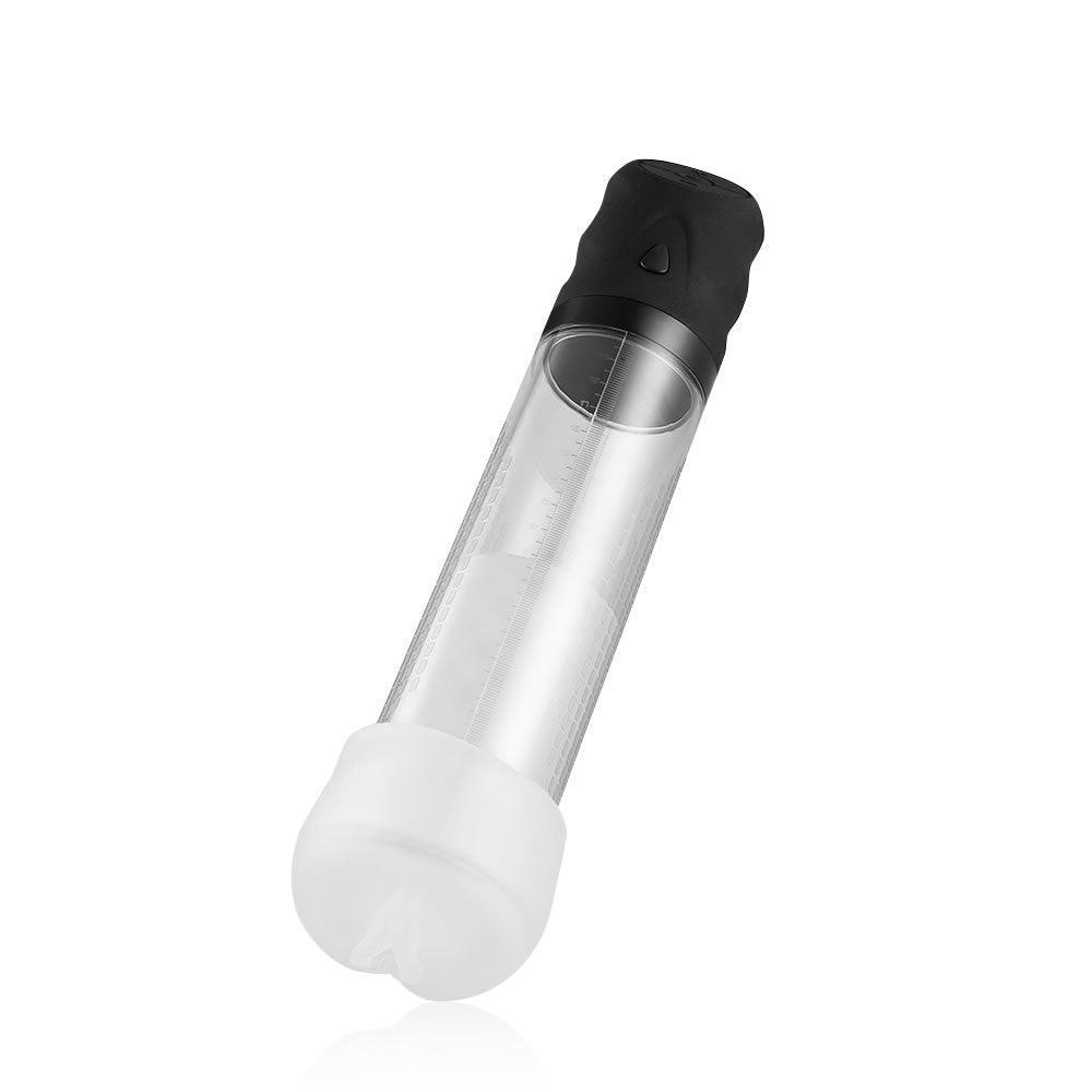 2 in 1 4-Pattern Vacuum Sucking Penis Enhancer Masturbatable Penis Pump - Xoxomoving