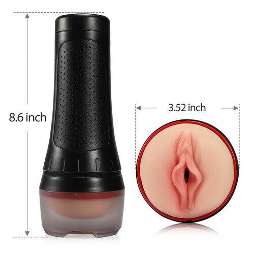 S-HANDE - Vibrating & Vagina Masturbation Cup - Xoxomoving