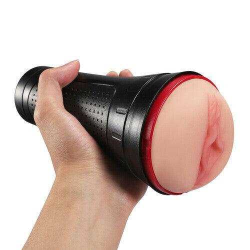 S-HANDE - Vibrating & Vagina Masturbation Cup - Xoxomoving