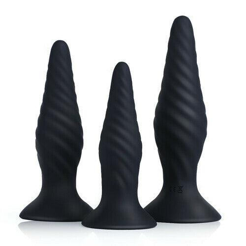 Remote 3PCS Vibration Training Kit Butt Plug - Xoxomoving