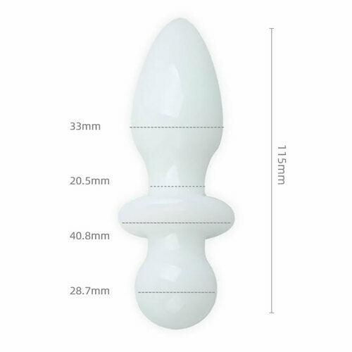 White Jade - Different Shapes Anal Plugs - Xoxomoving