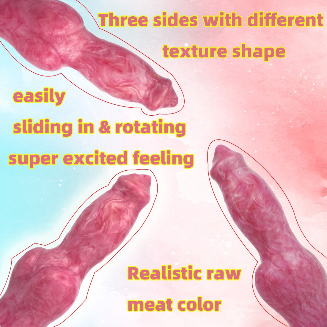 9 Inch Wolf Silicone Knot Animal Dildo Xoxomoving
