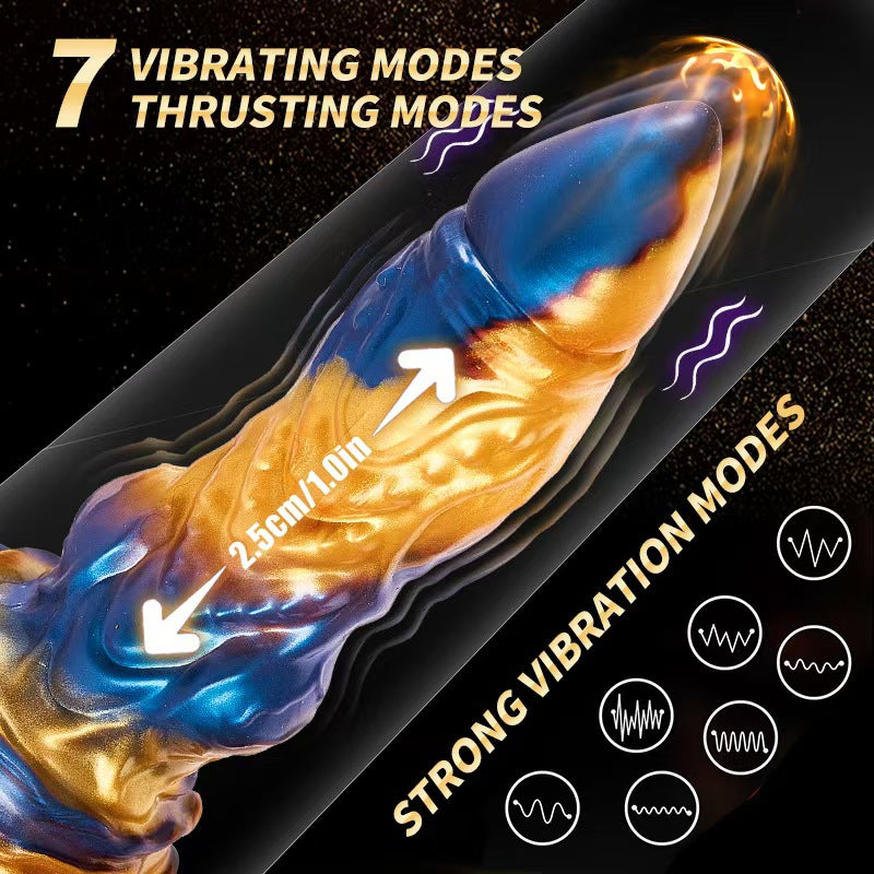 9 inch Thrusting wolf Monster Dildo Xoxomoving