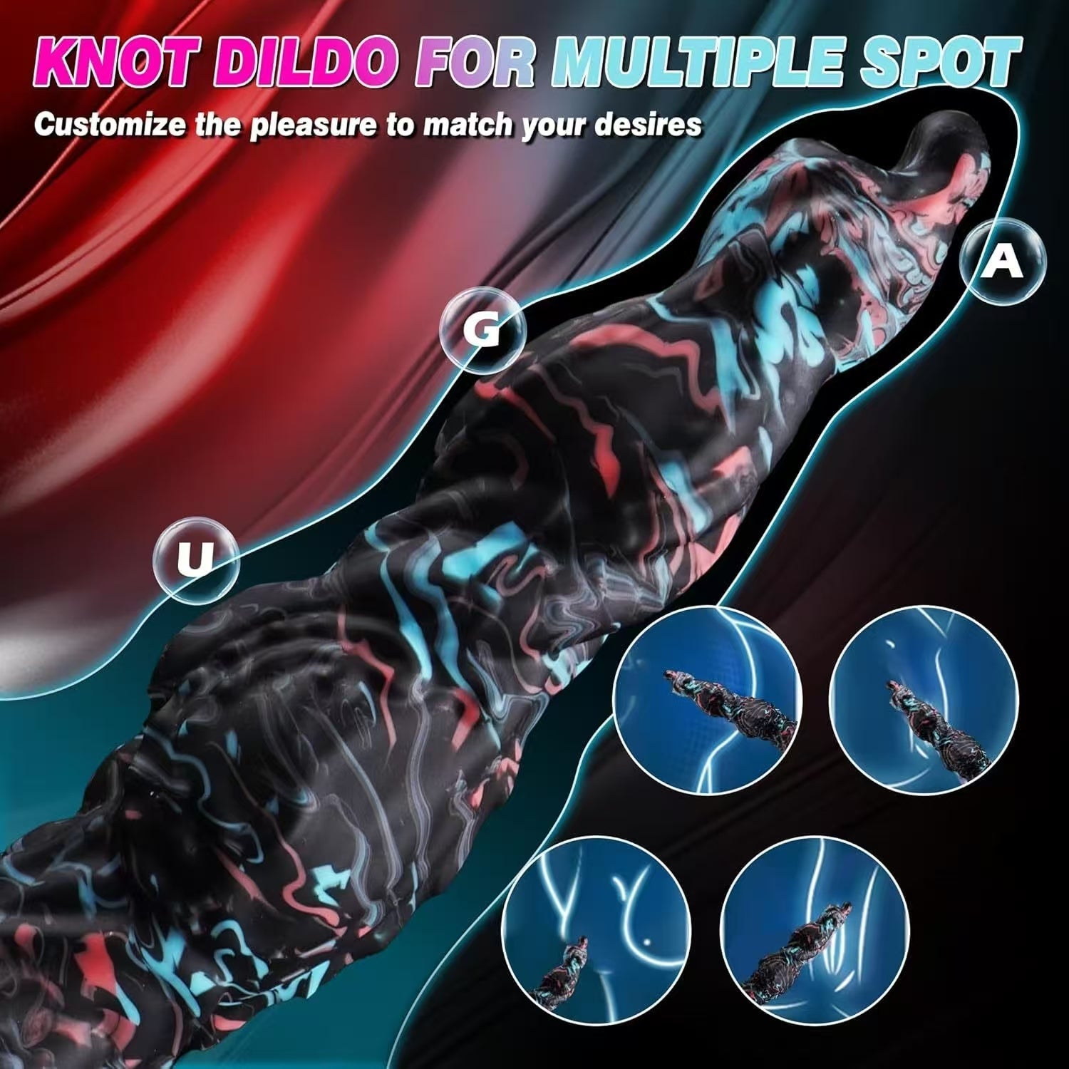 8.5 inch Silicone Suction Cup Alien Dog Dildo ＳＴＳ