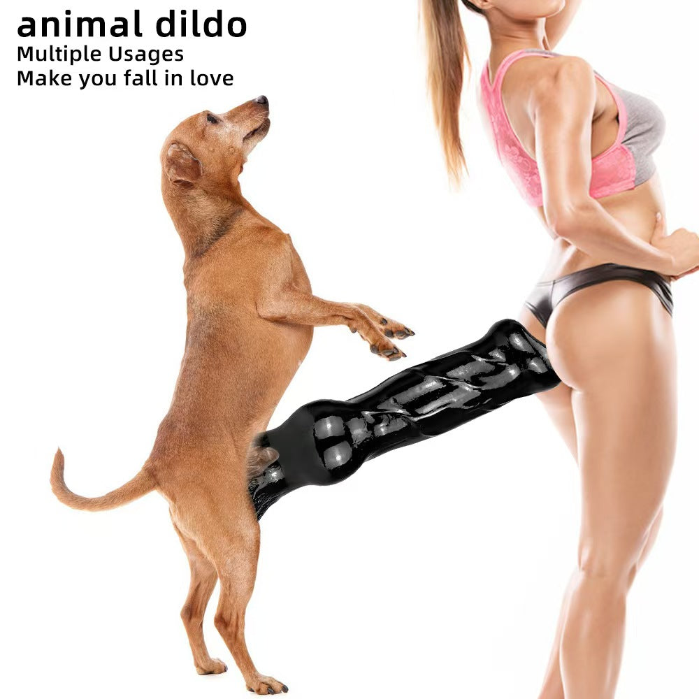 Giant Black Dog Penis Animal Dildo Xoxomoving