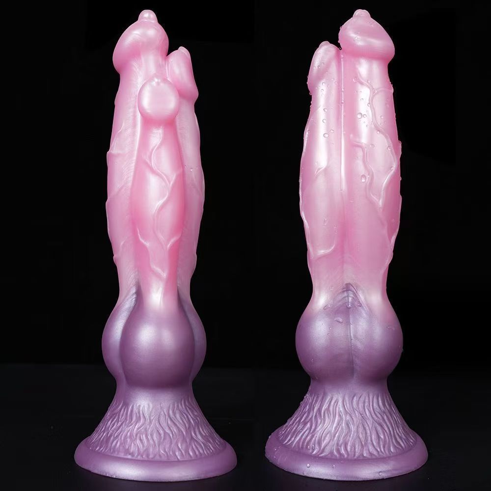 Triple Dildo Mutant Werewolf Monster Dildo Xoxomoving