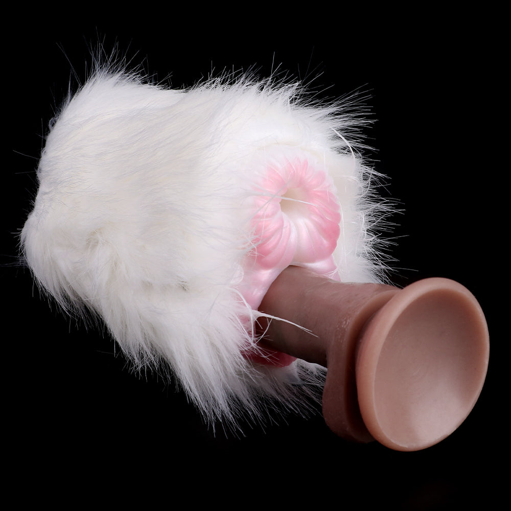 Merino Sheep Pocket Pussy Furry Sex Doll - White Fur Animal Pussies Penis Masturbator Xoxomoving