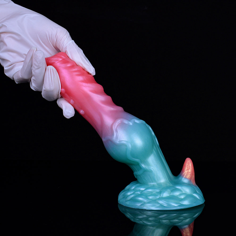 7 Inch Silicone Knot Dog Spiked Dildo Xoxomoving
