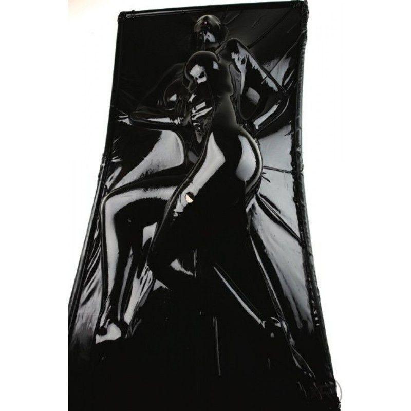 Extreme Black Latex Vacuum Bed - Xoxomoving