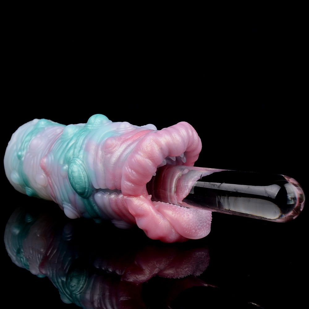 Monster Oral Sex Pocket Pussy - Fantasy Crocodile Mouth Penis Massager Male Masturbator Xoxomoving