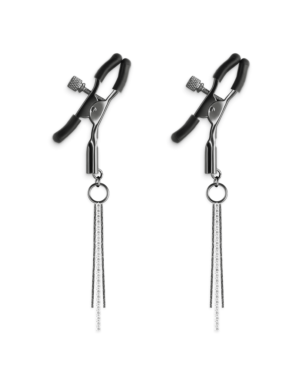 Bound Adjustable Metal 3 Tassle Clamps D3 - Xoxomoving