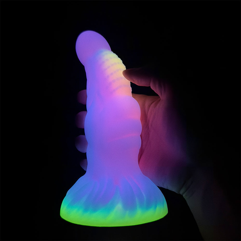 7 Inch Silicone Glow In The Dark Fantasy Dragon Dildo Xoxomoving