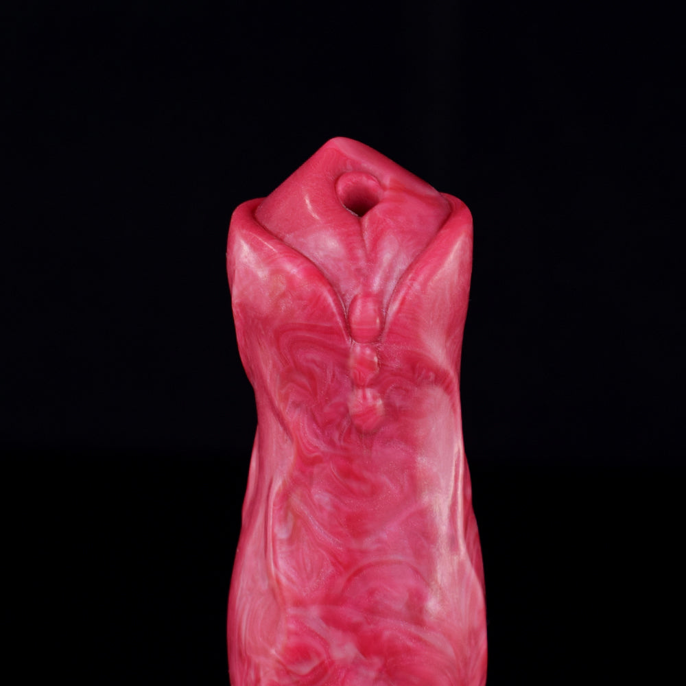 8 Inch Red Squirting Fantasy Dog Dildo Xoxomoving
