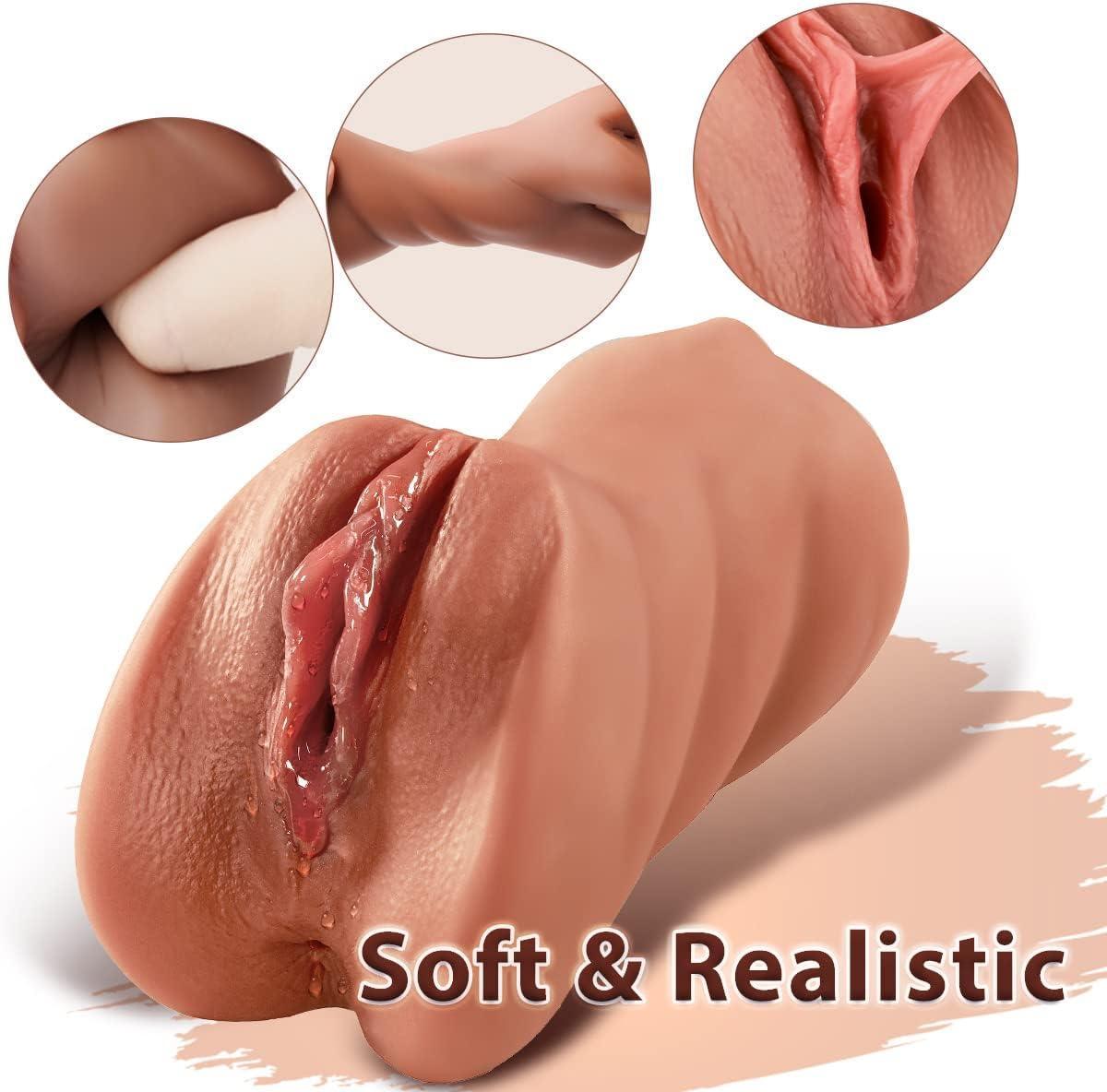 3-in-1 Realistic Pocket Pussy Male Masturbator - Lifelike Face Sex Doll - Xoxomoving