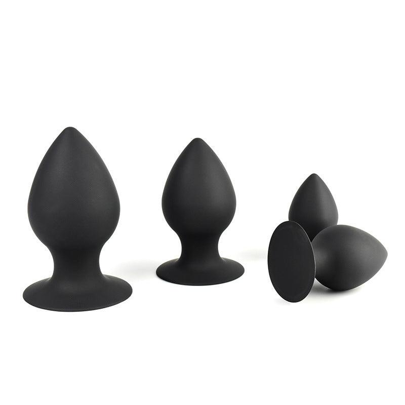 3-Piece Smooth Silicone Anal Training Kit for Beginners - Xoxomoving