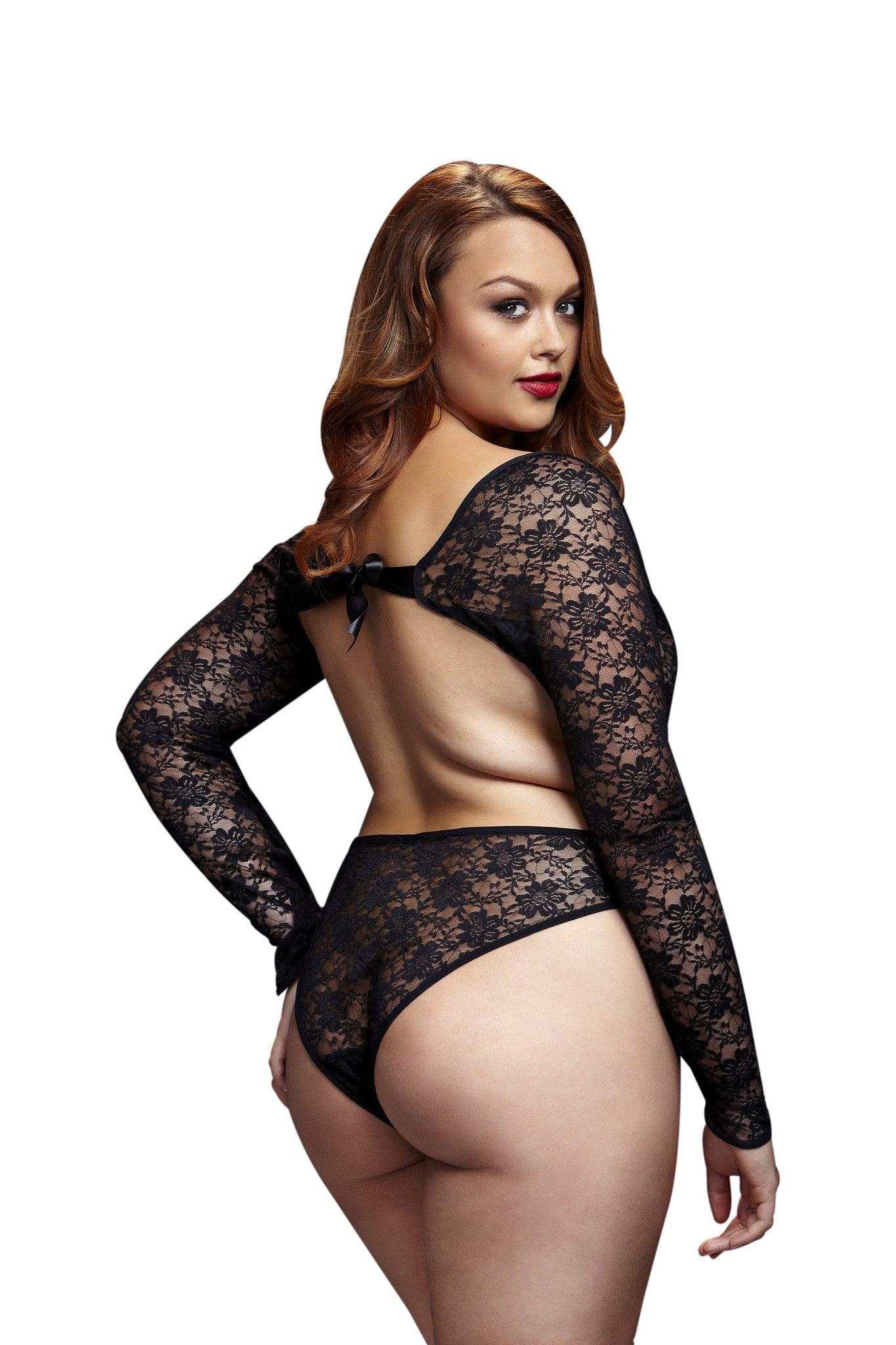 Frisky Floral Lace Bodysuit