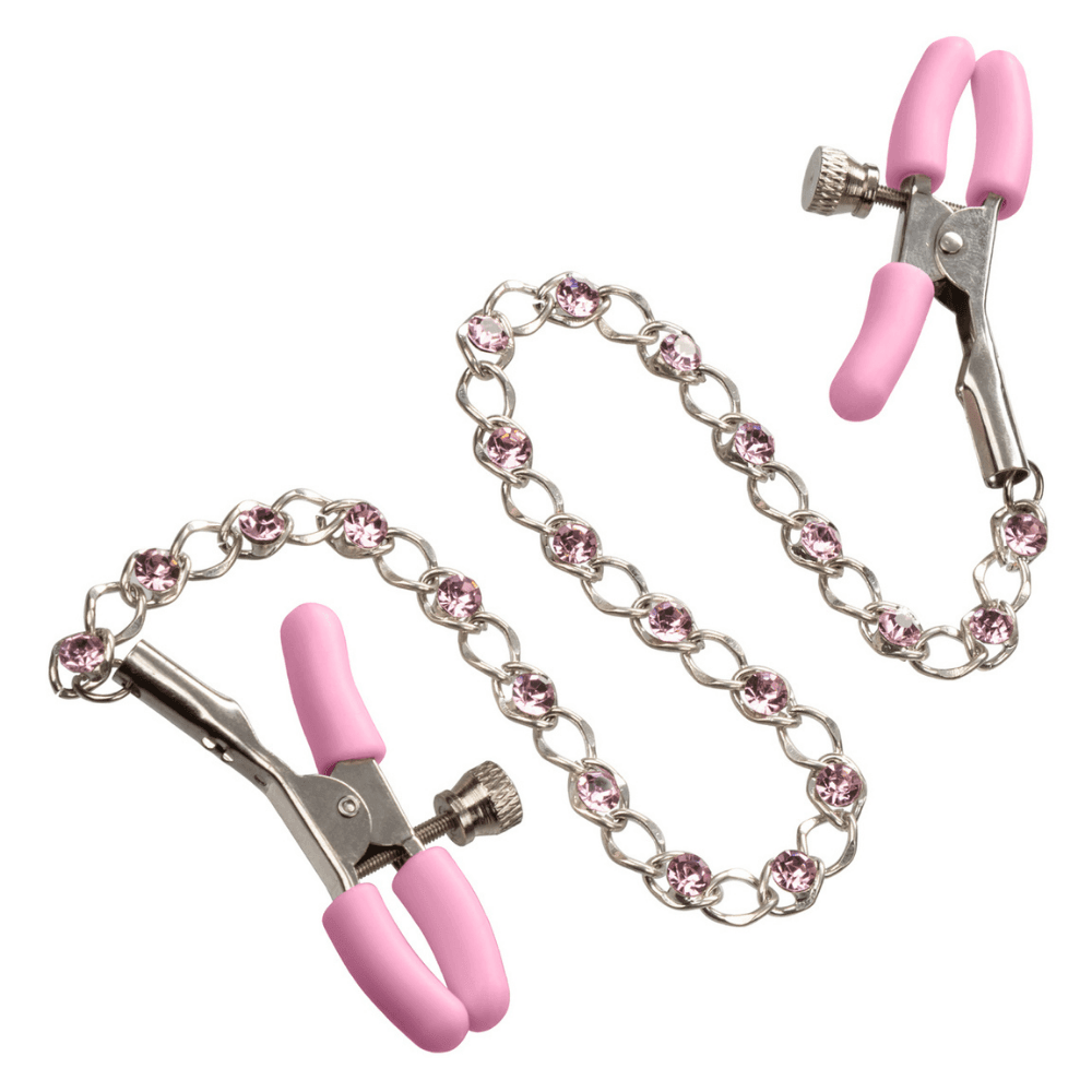 Nipple Play Crystal Chain Nipple Clamps - Xoxomoving