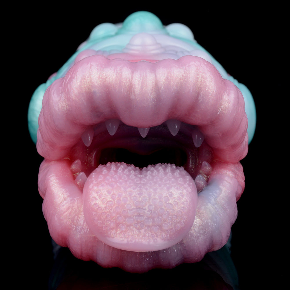 Monster Oral Sex Pocket Pussy - Fantasy Crocodile Mouth Penis Massager Male Masturbator Domlust