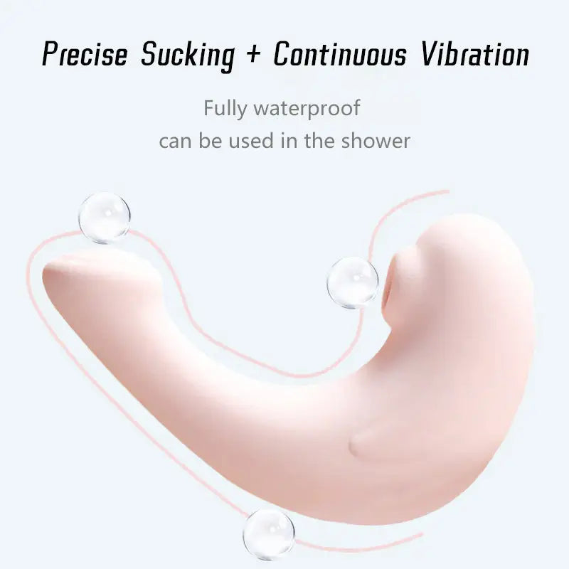 Xoxomoving 5-Frequency Vibrator for Women - Compact Suction Seal Toy