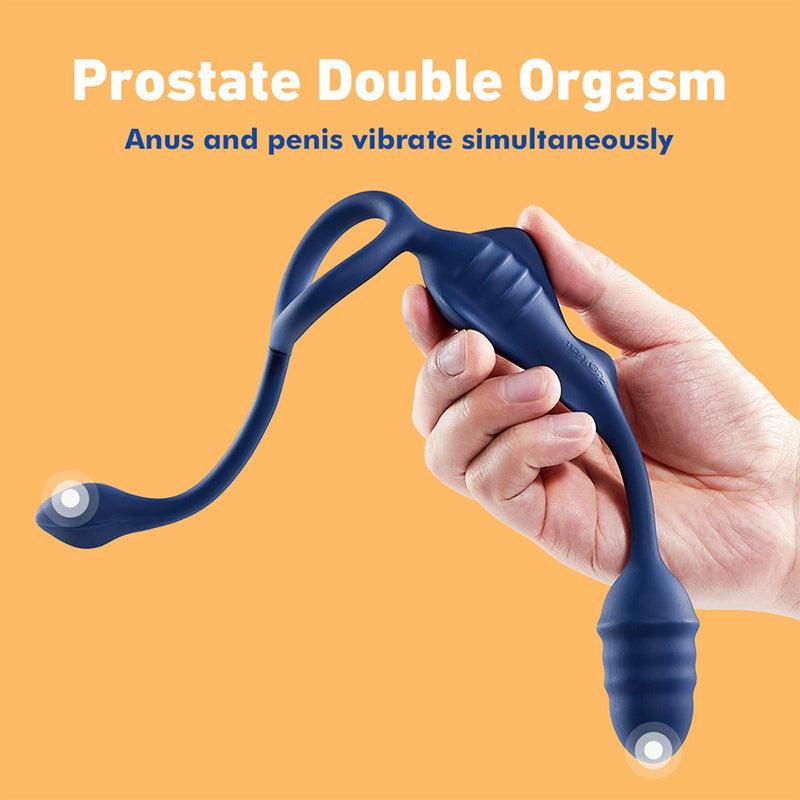 Wave - 9 Vibrating Anal Toy for Couple or Solo Fun - Xoxomoving