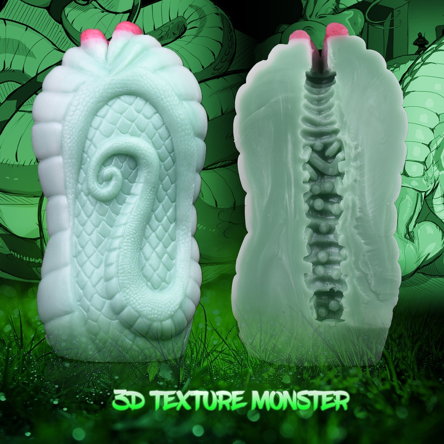 Snake Pussy Pocket Masturbator - Fantasy Monster Vaginal Penis Masturbation Male Sex Toy Xoxomoving