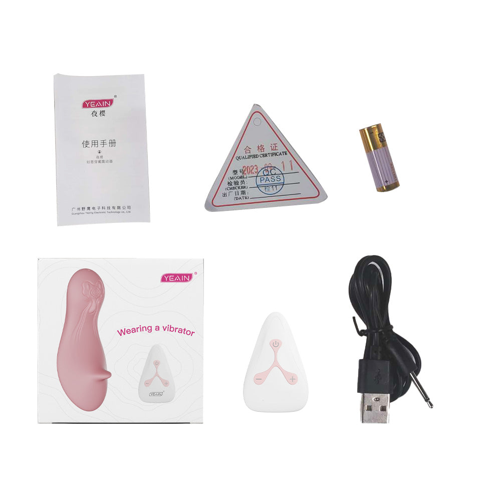 Wearable Vibrating Masturbator with Remote Control for Women - Xoxomoving