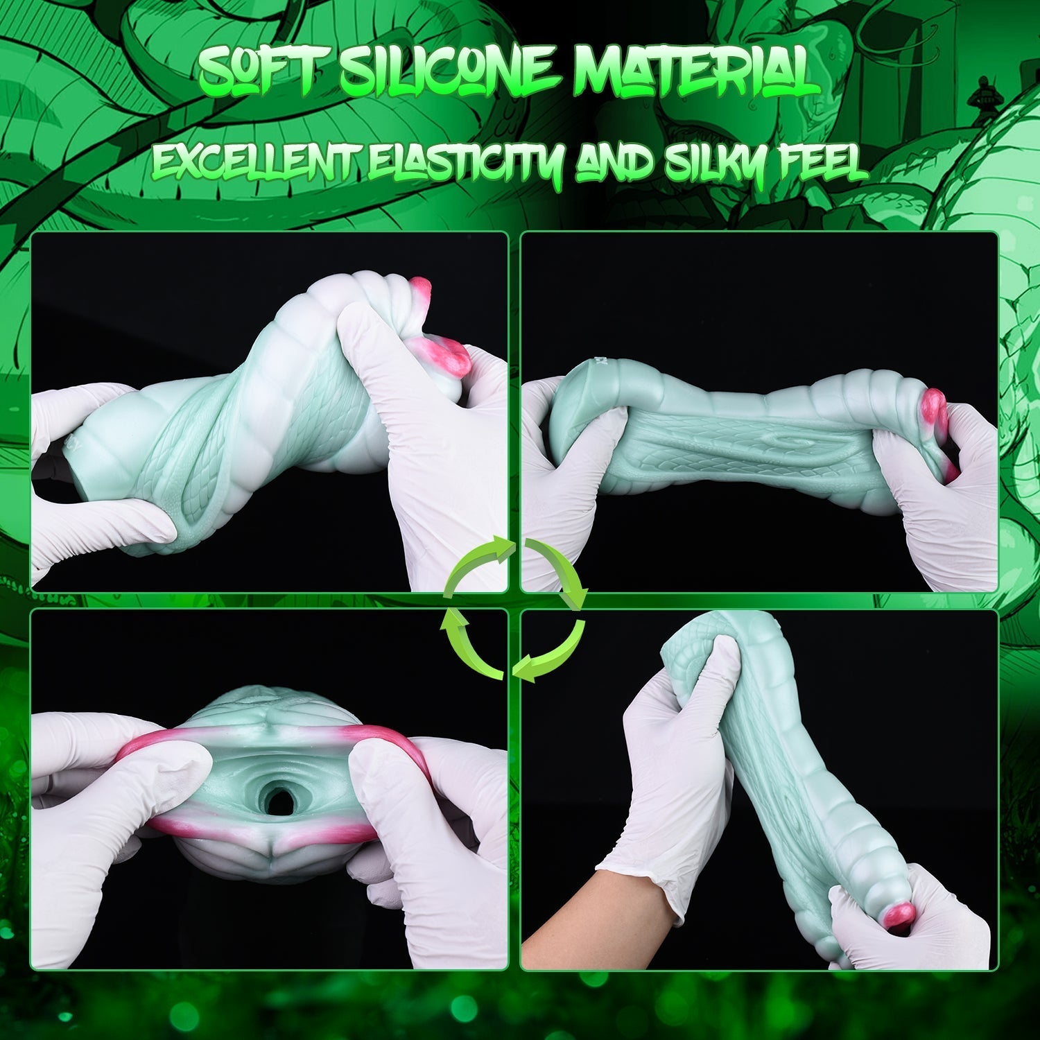 Snake Pussy Pocket Masturbator - Fantasy Monster Vaginal Penis Masturbation Male Sex Toy Xoxomoving