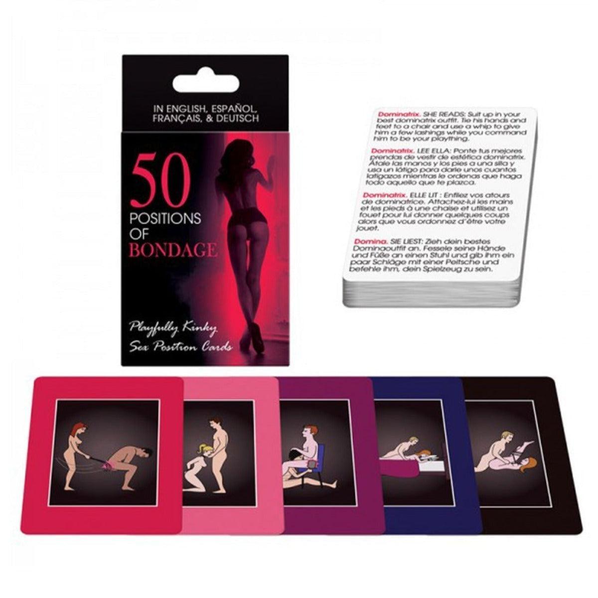 50 Positions of Bondage - Kinky Sex Position Cards - Xoxomoving