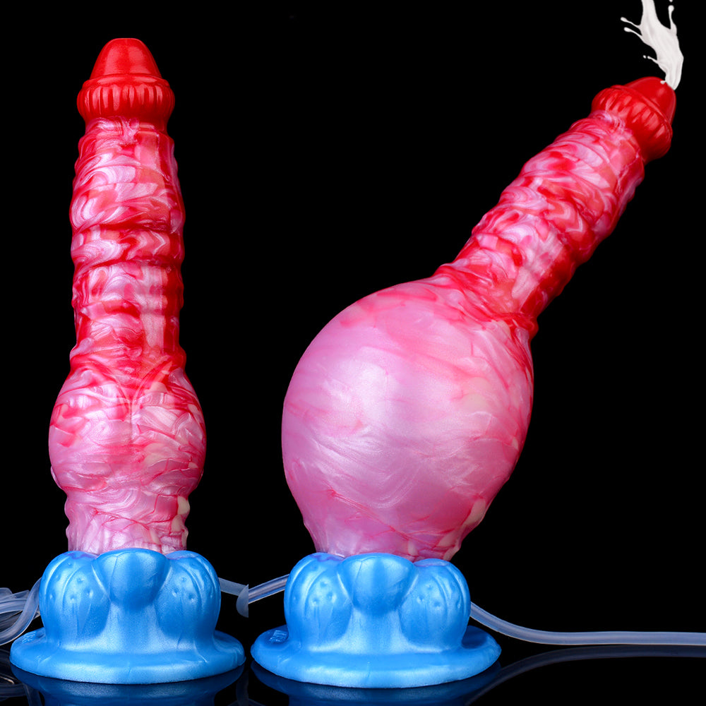 9 Inch Fantasy Dog Dildo Inflatable Butt Plug Xoxomoving