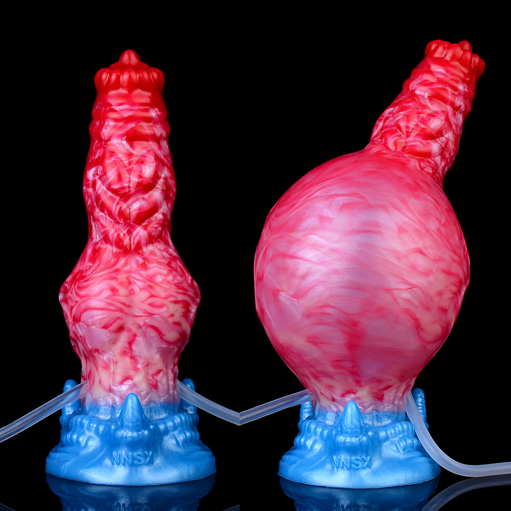 7 Inch Fantasy Ejaculating Dog Inflatable Dildo Xoxomoving