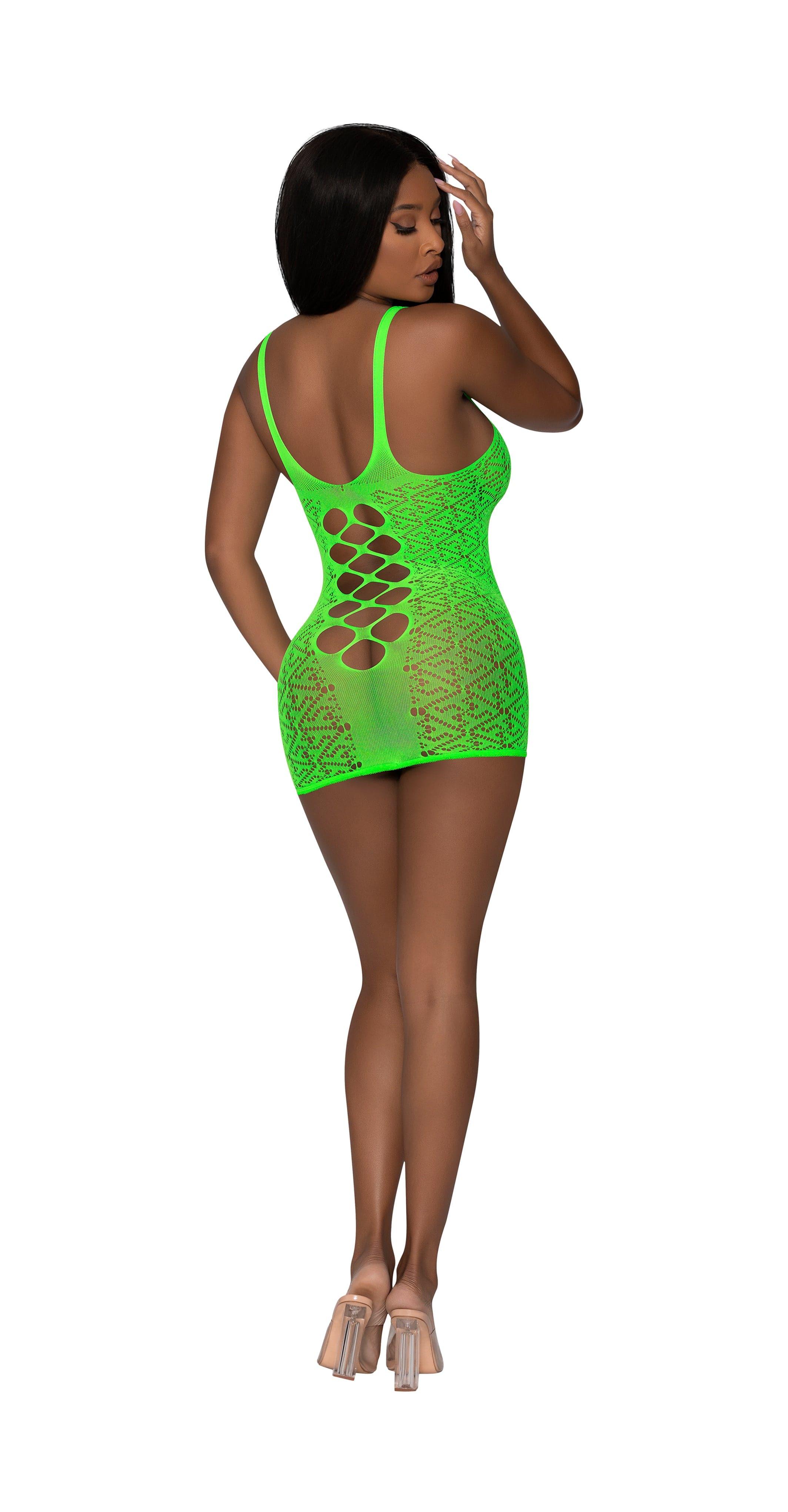 Club Seamless Dress  - Lime - OS