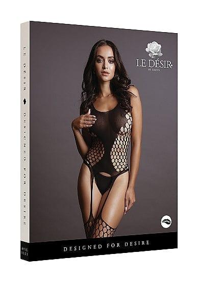 Bodystocking à bretelles en filet Le Desir Fence