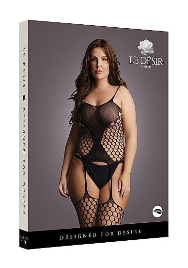 Bodystocking à bretelles en filet Le Desir Fence