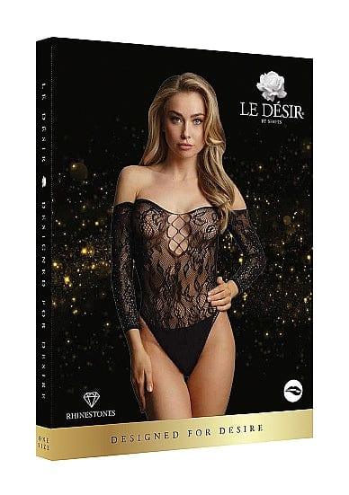 Le Desir Wonder Rhinestone Bodysuit