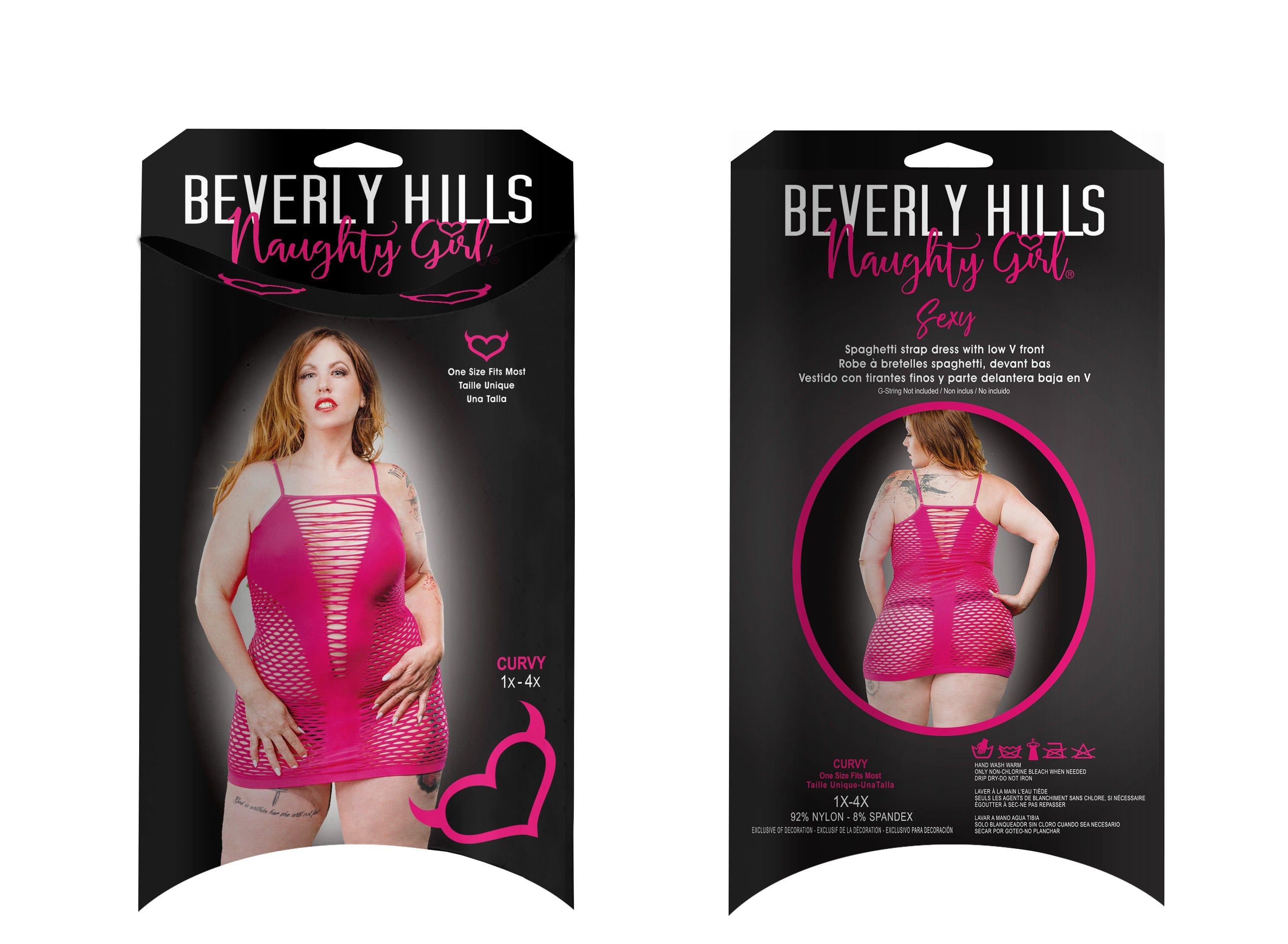 Beverly Hills Naughty Girl Dress - Hot Pink - Q