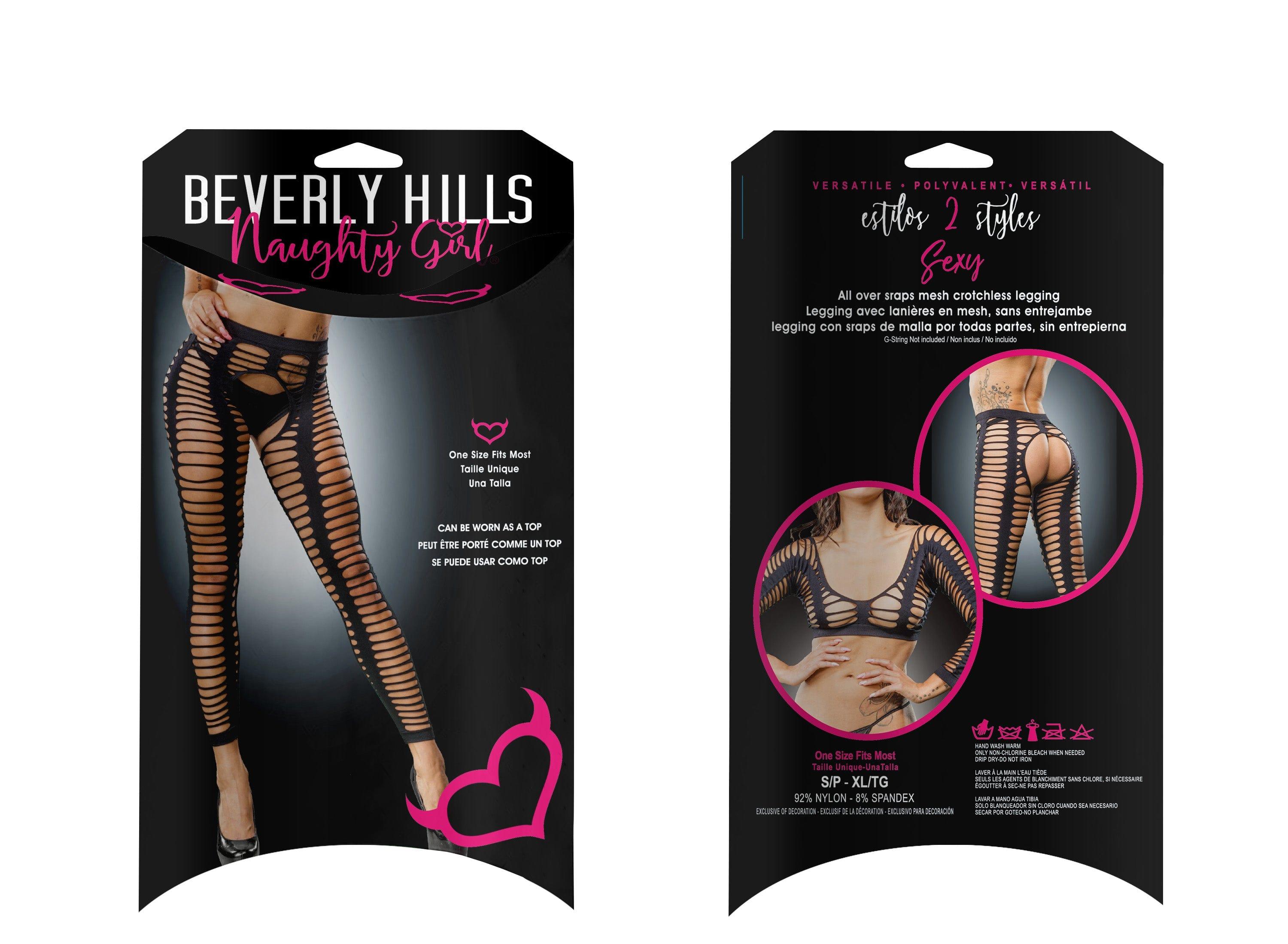 Collants Funky Naughty Girl de Beverly Hills - Noir - O/S